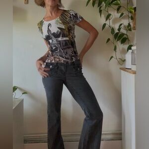 Louise FD Graphic Baby Tee ( Fits small/ medium)